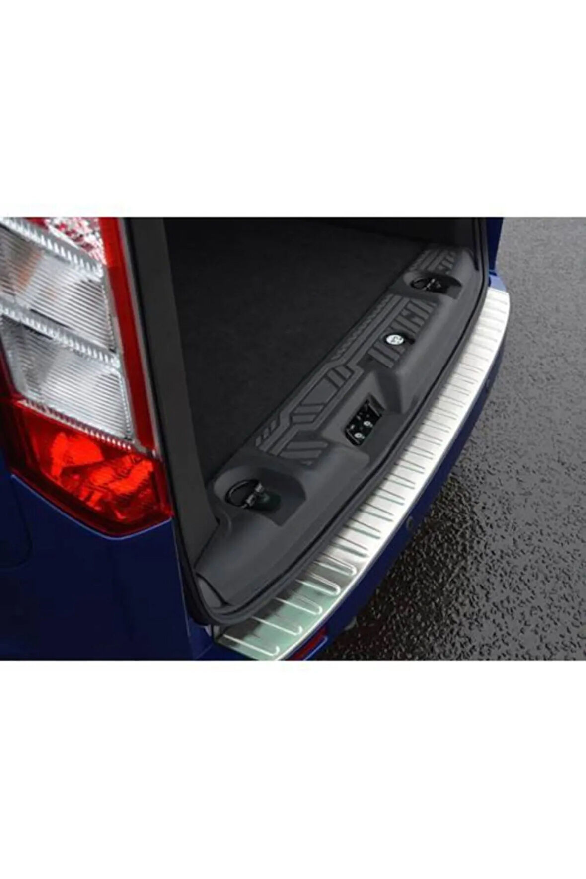 Tourneo Custom Krom Arka Tampon Eşiği 2012 Ve Üzeri P.çelik Uyumlu