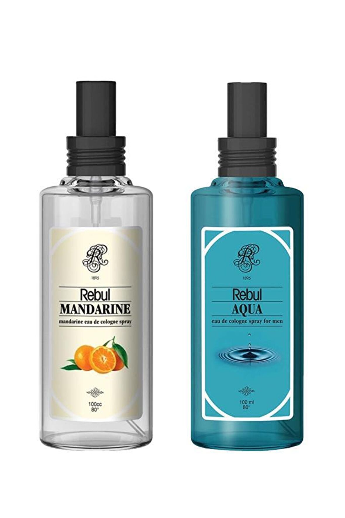 Rebul Çiçeksi 80 Derece Pet Şişe 100 ml 2 Adet Kolonya