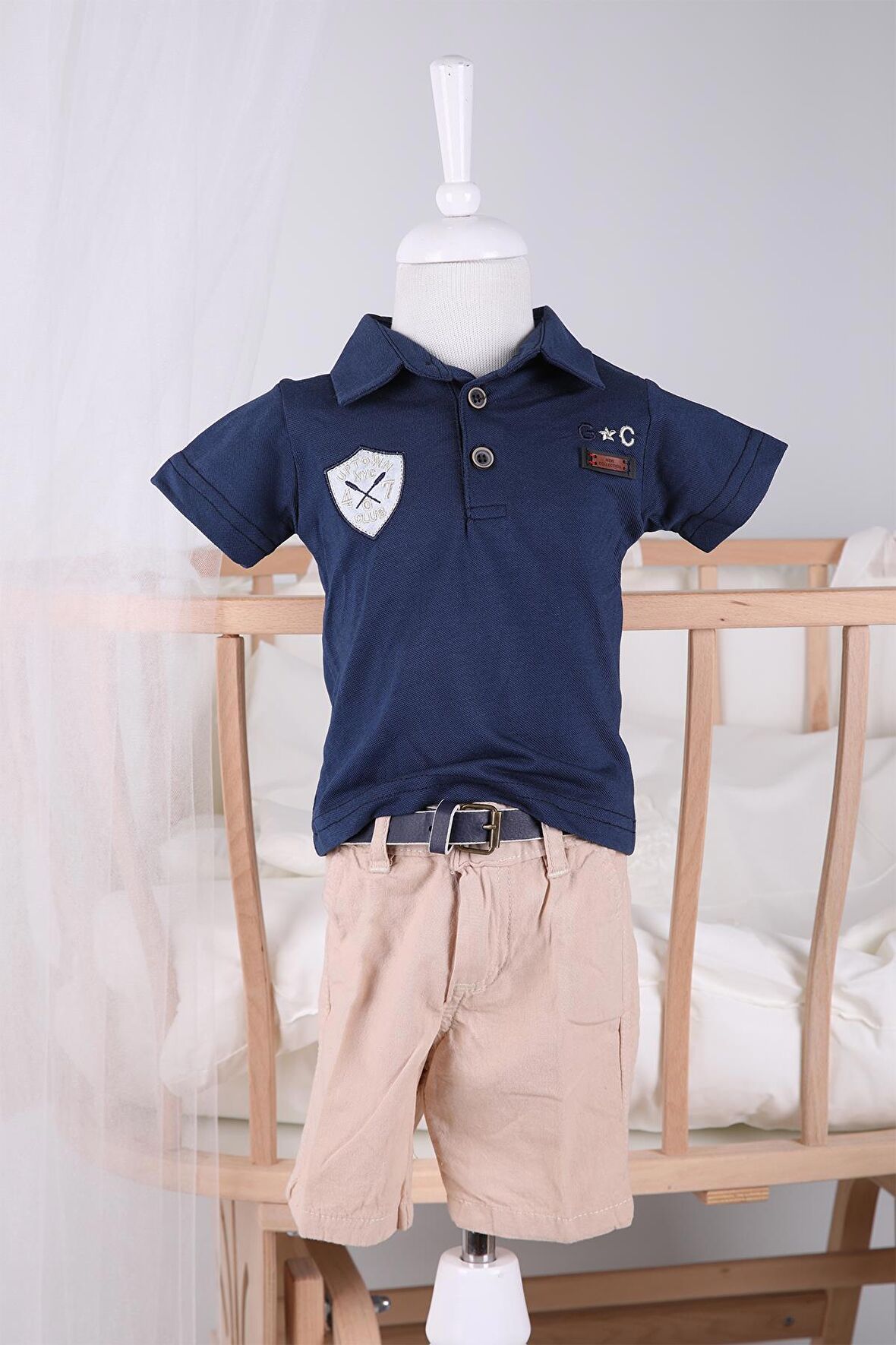 Babyhola Tshirt Kot Şort Erkek Yazlık Takım 2061