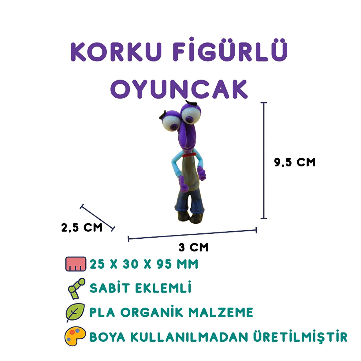 Ters Yüz Korku Figür - 3D Karakter Oyuncak