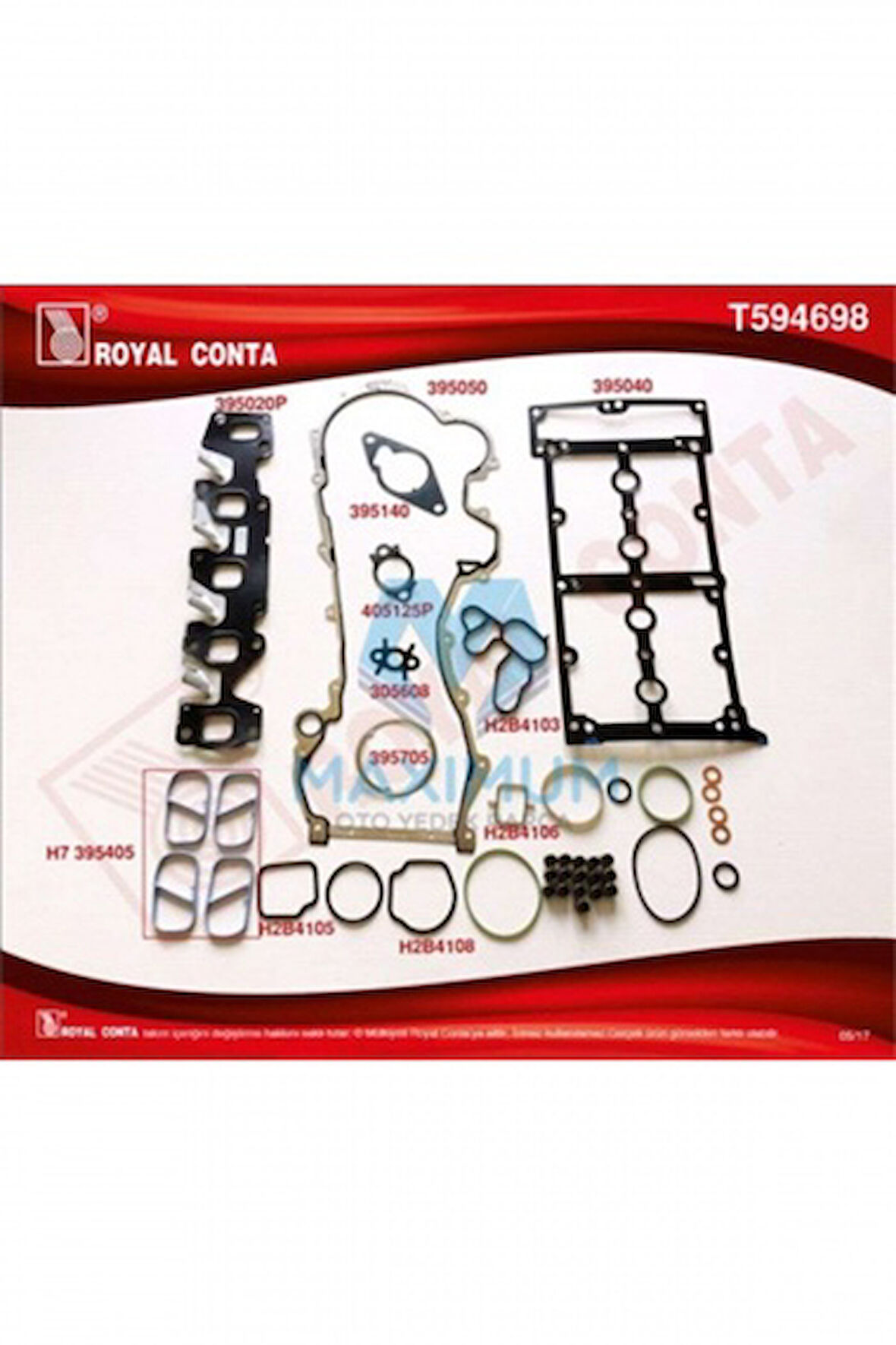 Fiat Ust Takım Contası Reinz  Subap Lastıklı (skcsiz)  Doblo III Punto Fiat 500 09> (motor:199,a1 199,a9) - Royal T594698