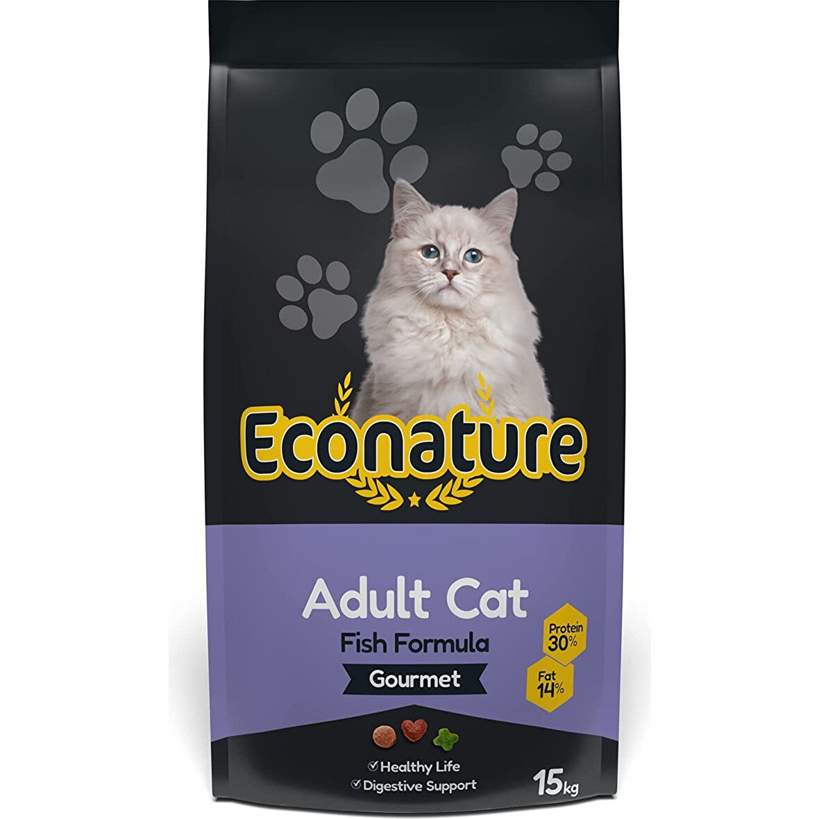 Econature Yetişkin Kedi̇ Gurme, 15 kg