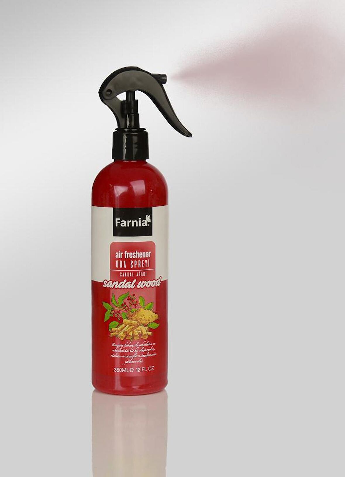 Farnia Sandal Ağacı Oda Spreyi 350 Ml Sandal Wood