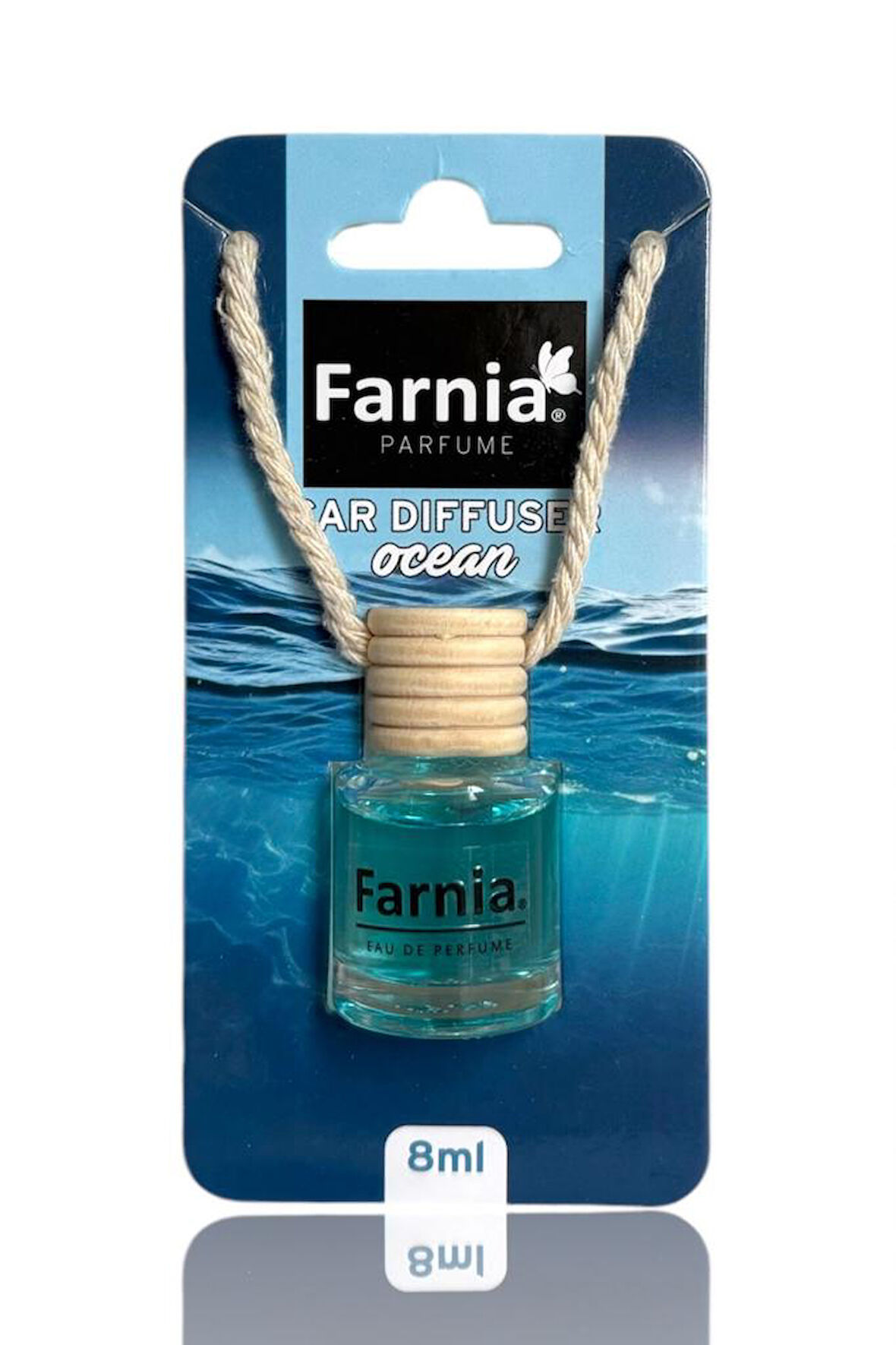 Farnia Yüksek Esanslı Askılı Araç Kokusu EDP Parfüm Okyanus 8 Ml