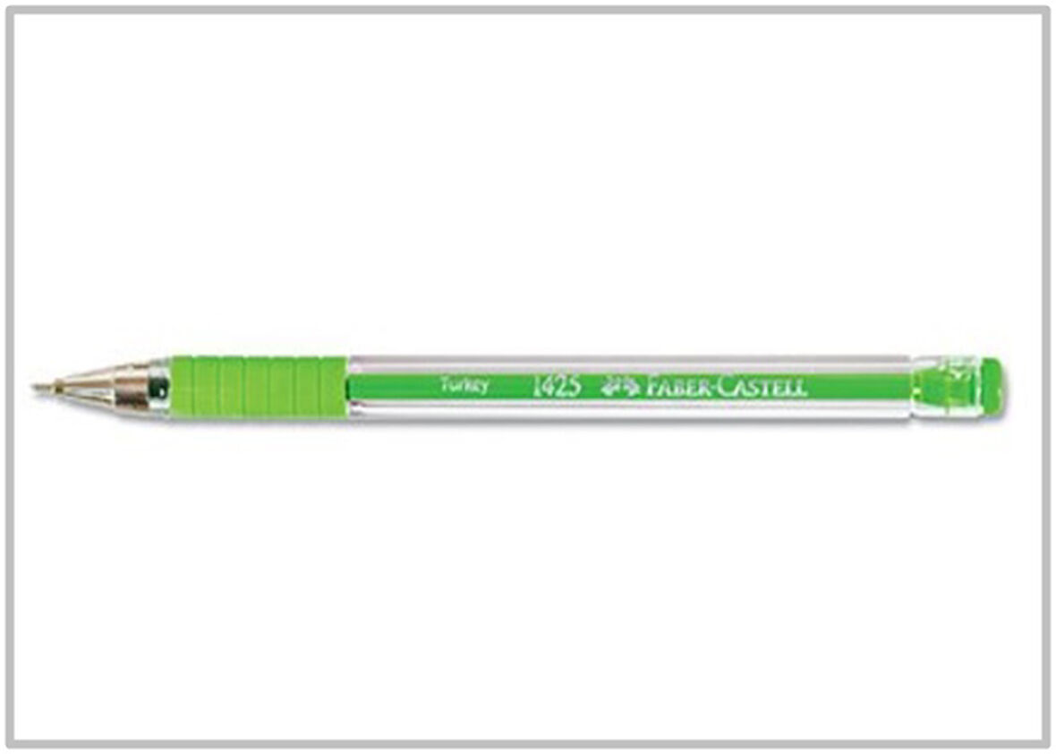 Faber Castell Tükenmez Kalem 1425 Açık Yeşil - 6 adet