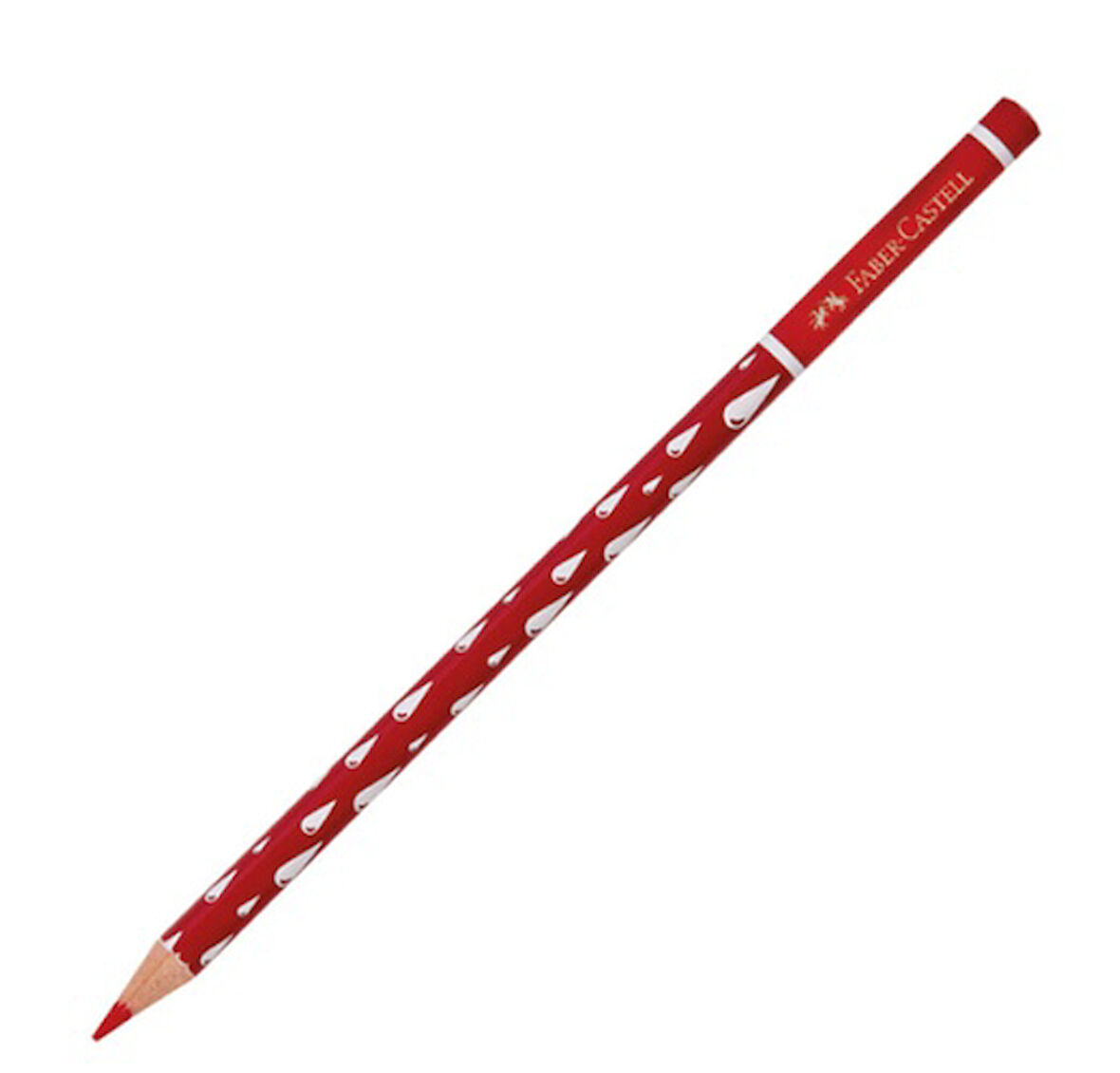 Faber Castell Başlık Kalemi Kırmızı Kalem Damlalı - 4 adet