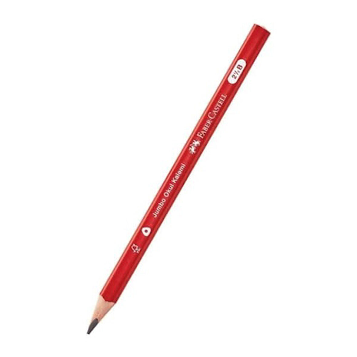 Faber Castell Jumbo Kurşun Kalem 2,5B Alıştırma Kalemi 2 adet