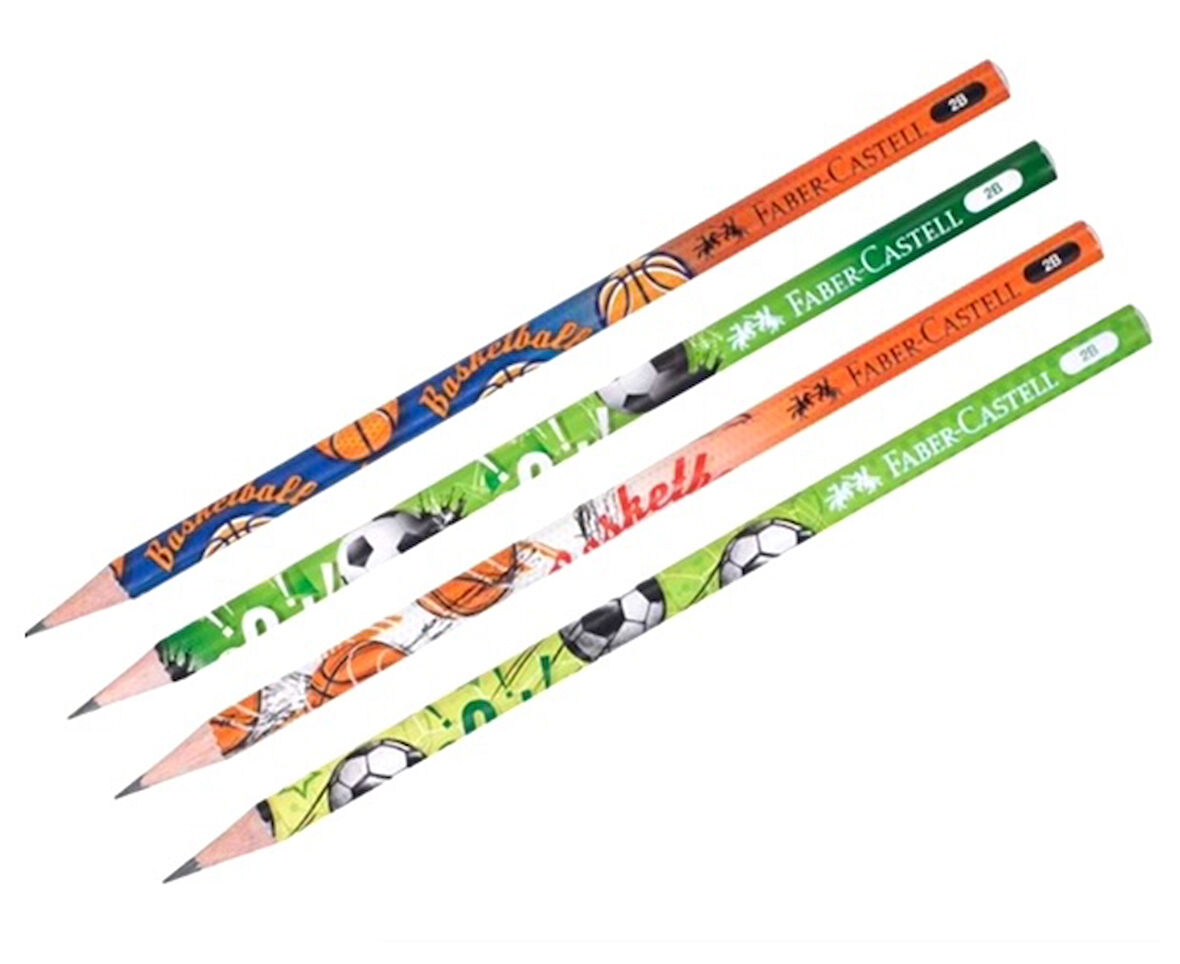 Faber Castell Kurşun Kalem Spor 2B - 5 adet