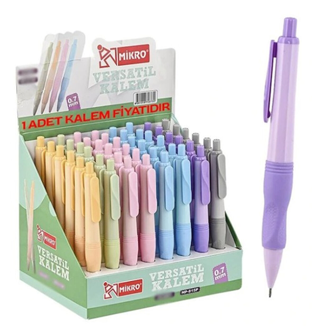Mikro Versatil Kalem 0,7 Mp-815P Uçlu Kalem - 4 adet