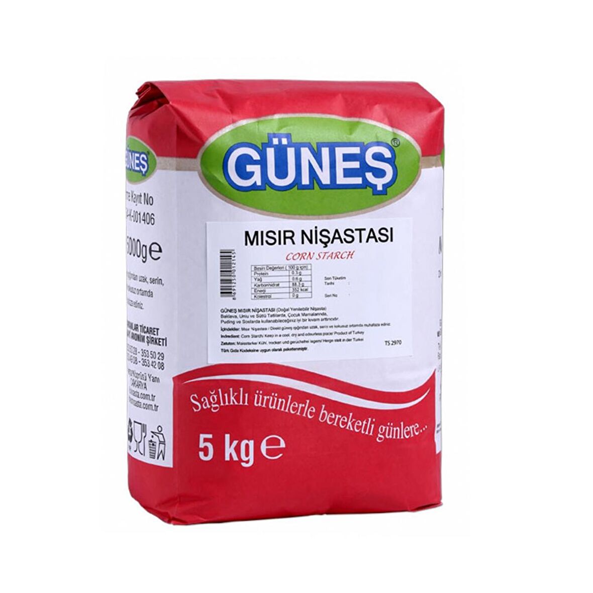 Güneş Mısır Nişastası 5 kg