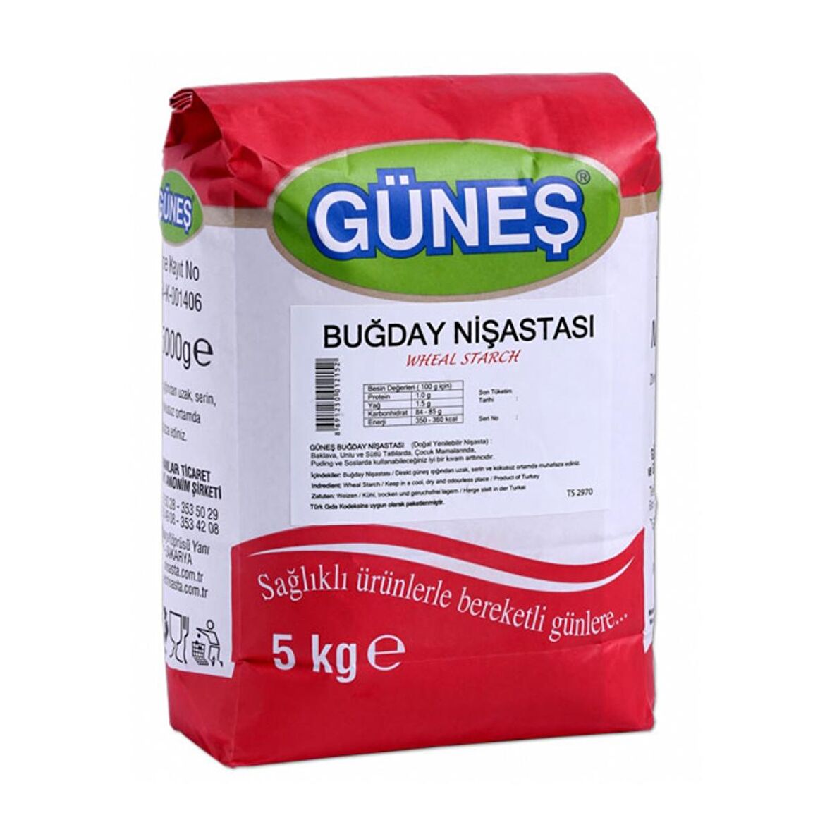 Güneş Buğday Nişastası 5 kg 