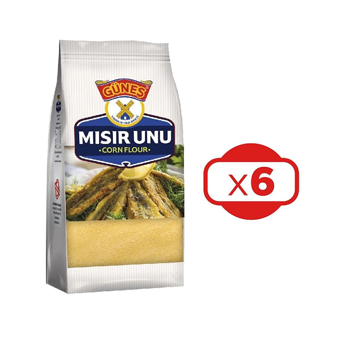 Güneş Mısır Unu 400 gr x 6 Adet