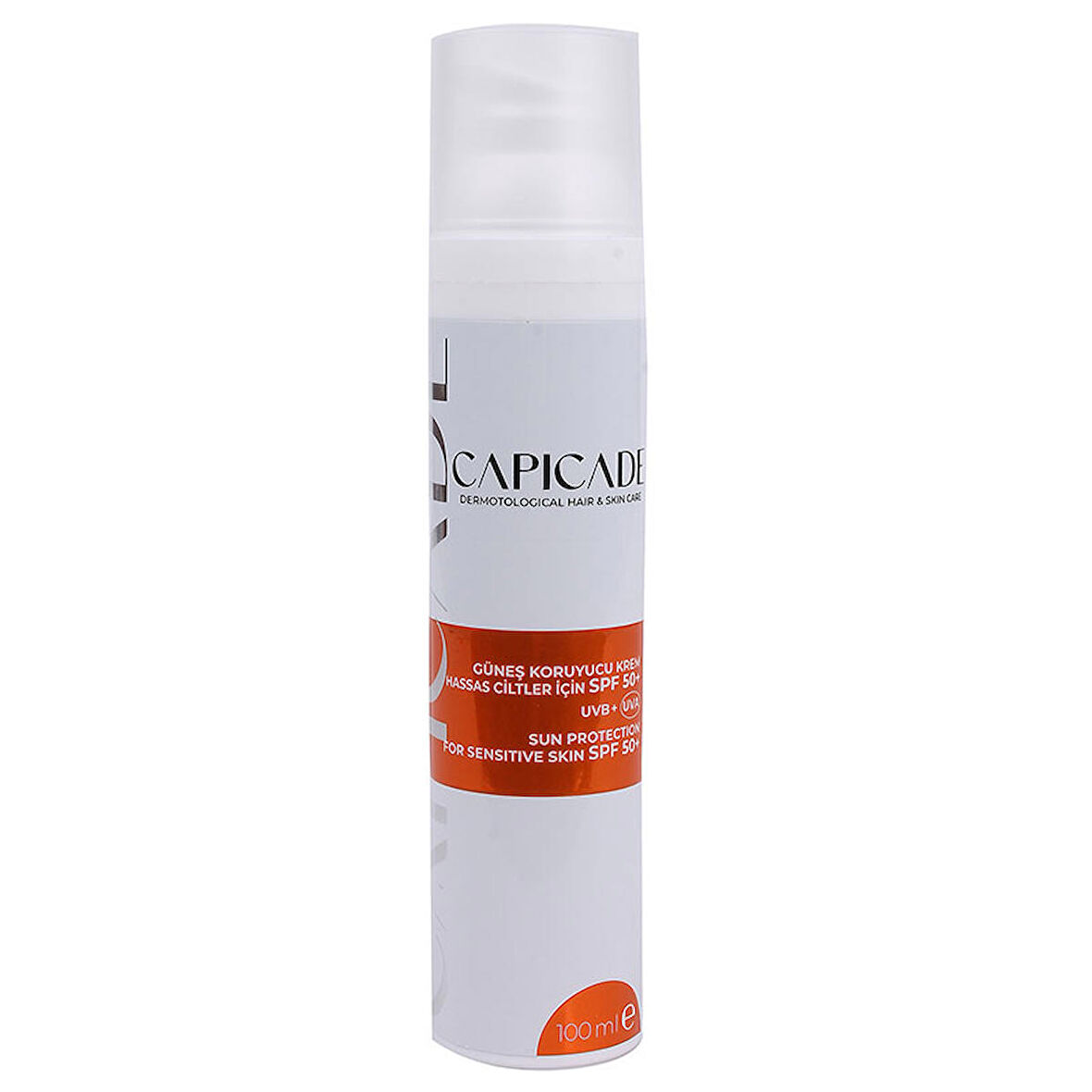 Capicade SPF 50+ Hassas Ciltler İçin Güneş Koruyucu Krem 100 ml