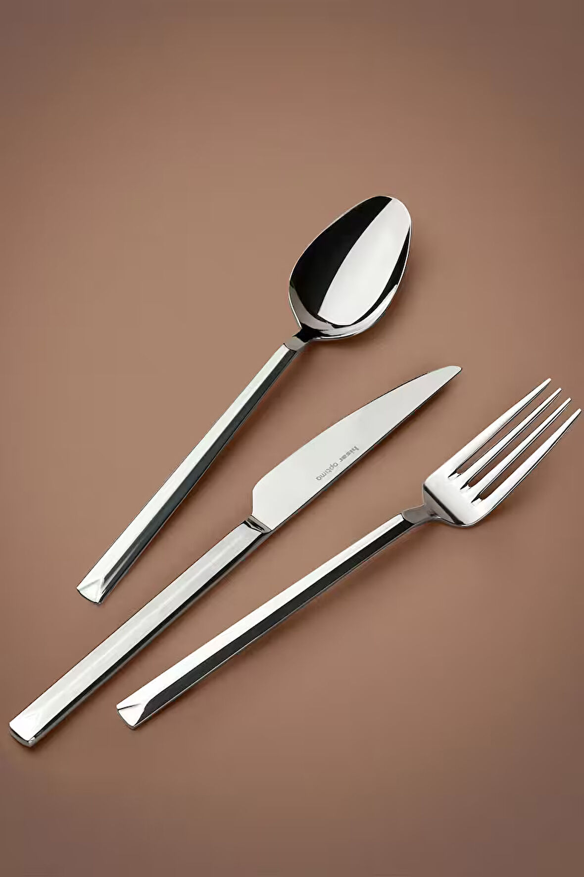 Hisar Optima Çeşme 84 Parça 12 Kişilik Çatal Kaşık Bıçak Takımı