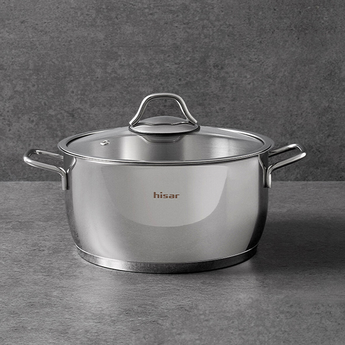 Hisar Teos İndüksiyon Tabanlı Çelik Derin Tencere 30 cm