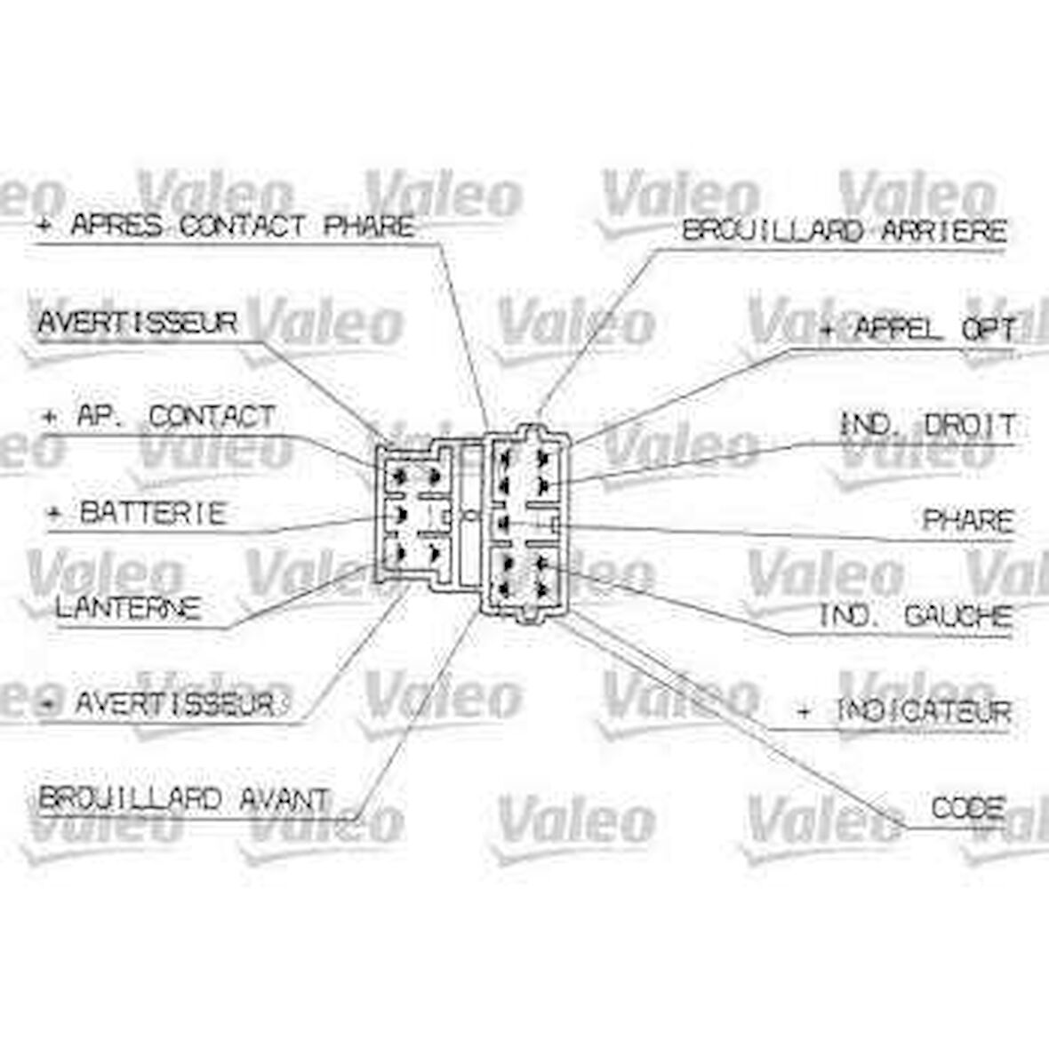 Psa Far+sınyal+korna+arka Sis Kumanda Kolu Citroen Xsara 1,4 / 1,5 / 1,6 / 1,8 / 1,9 / 2,0 - Valeo 251309