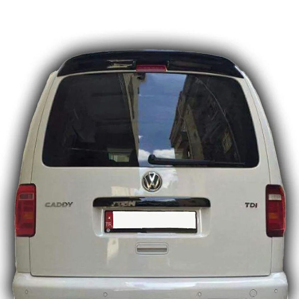 Vw caddy bagaj üstü spoiler siyah boyalı 2003 / 2021