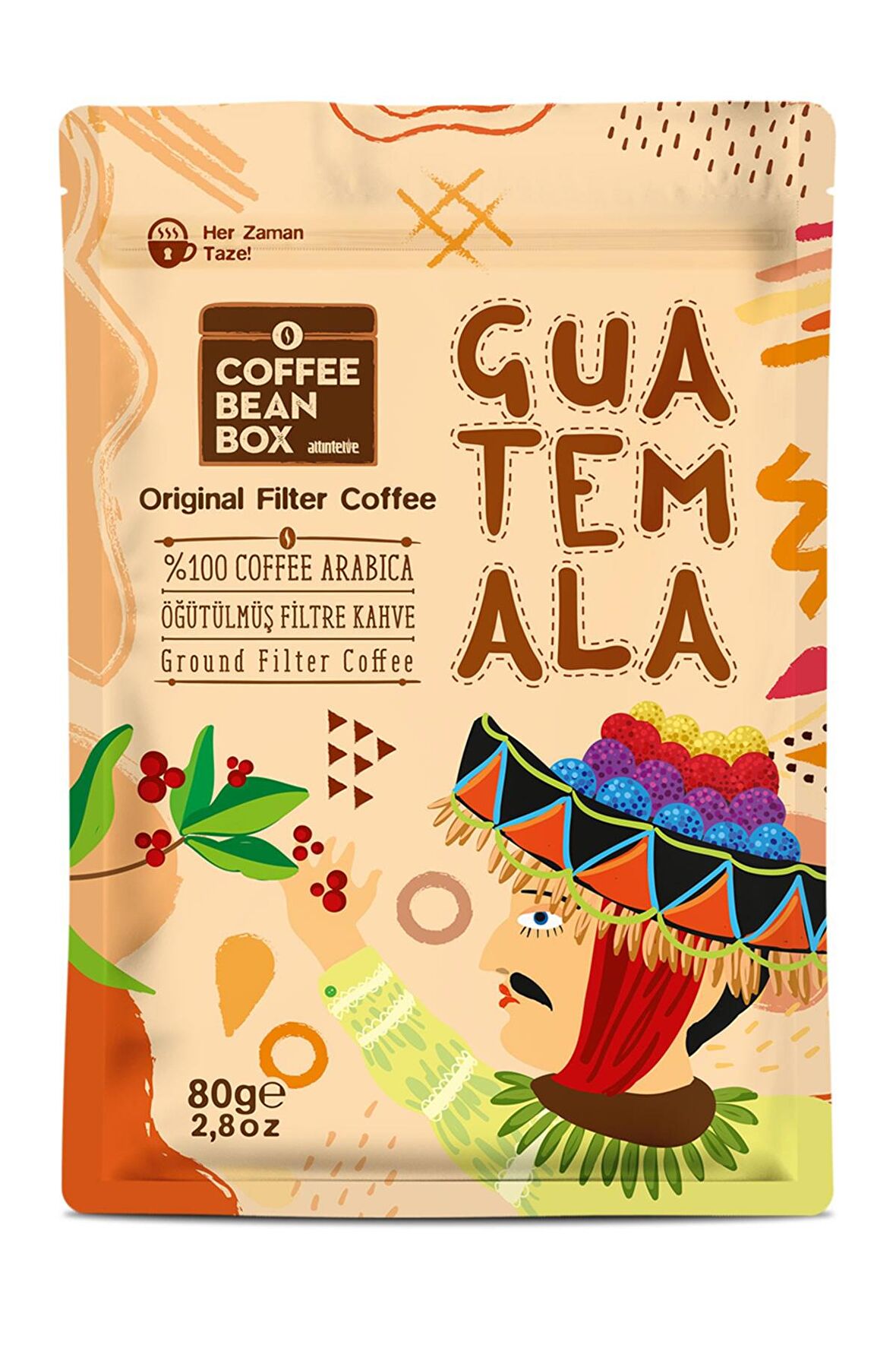 CoffeeBeanBox Guatemala Filtre Kahve 80 gr