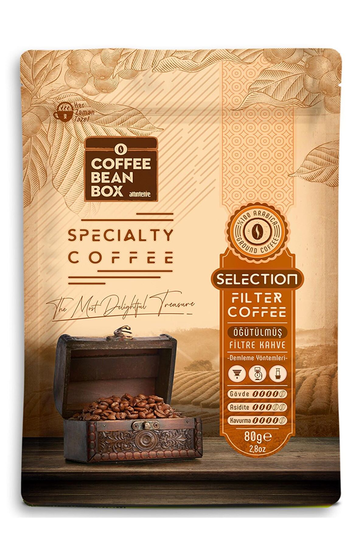 CoffeeBeanBox Selection Filtre Kahve 80 gr