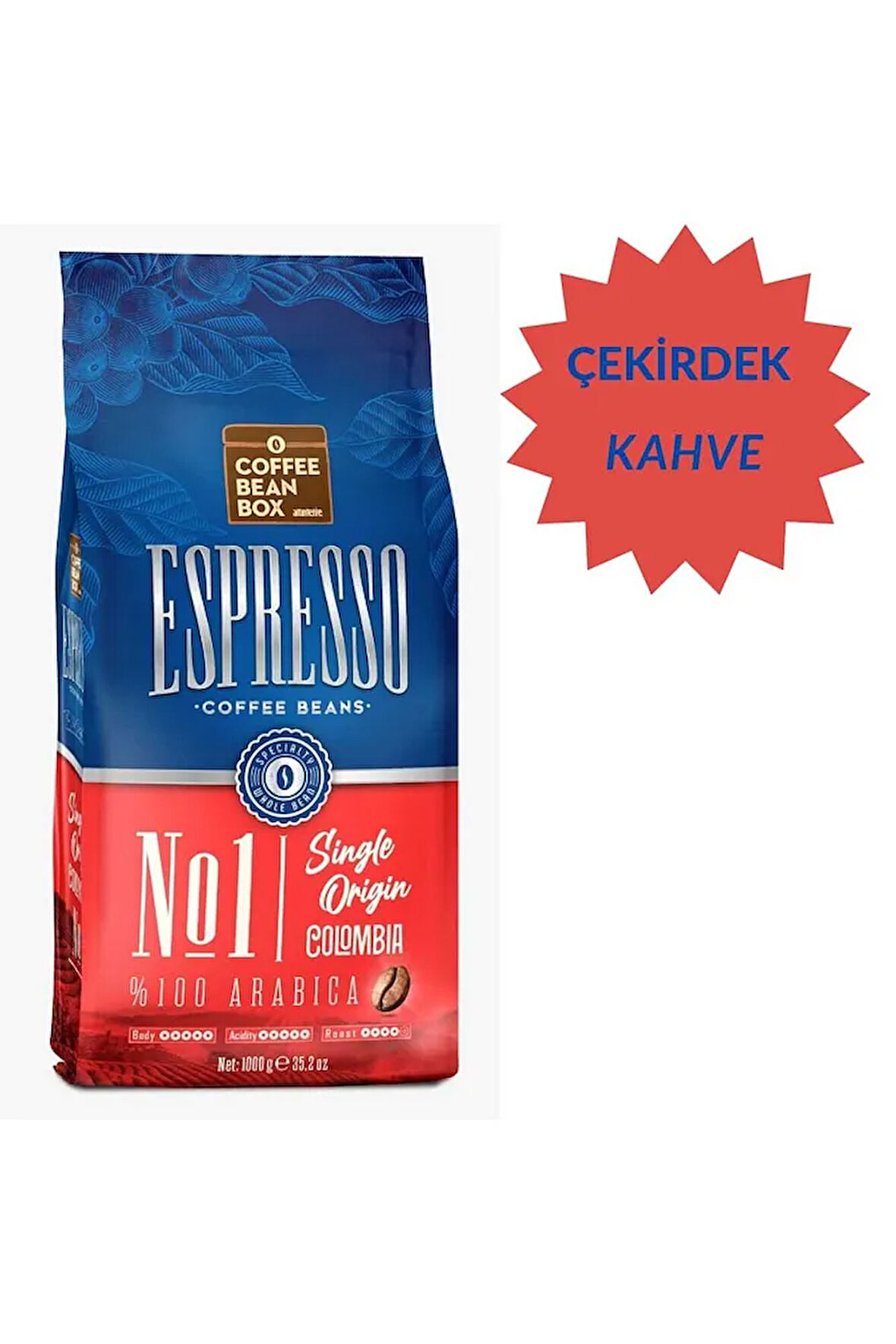 Single Origin Espresso Çekirdek Kahve 1 Kg