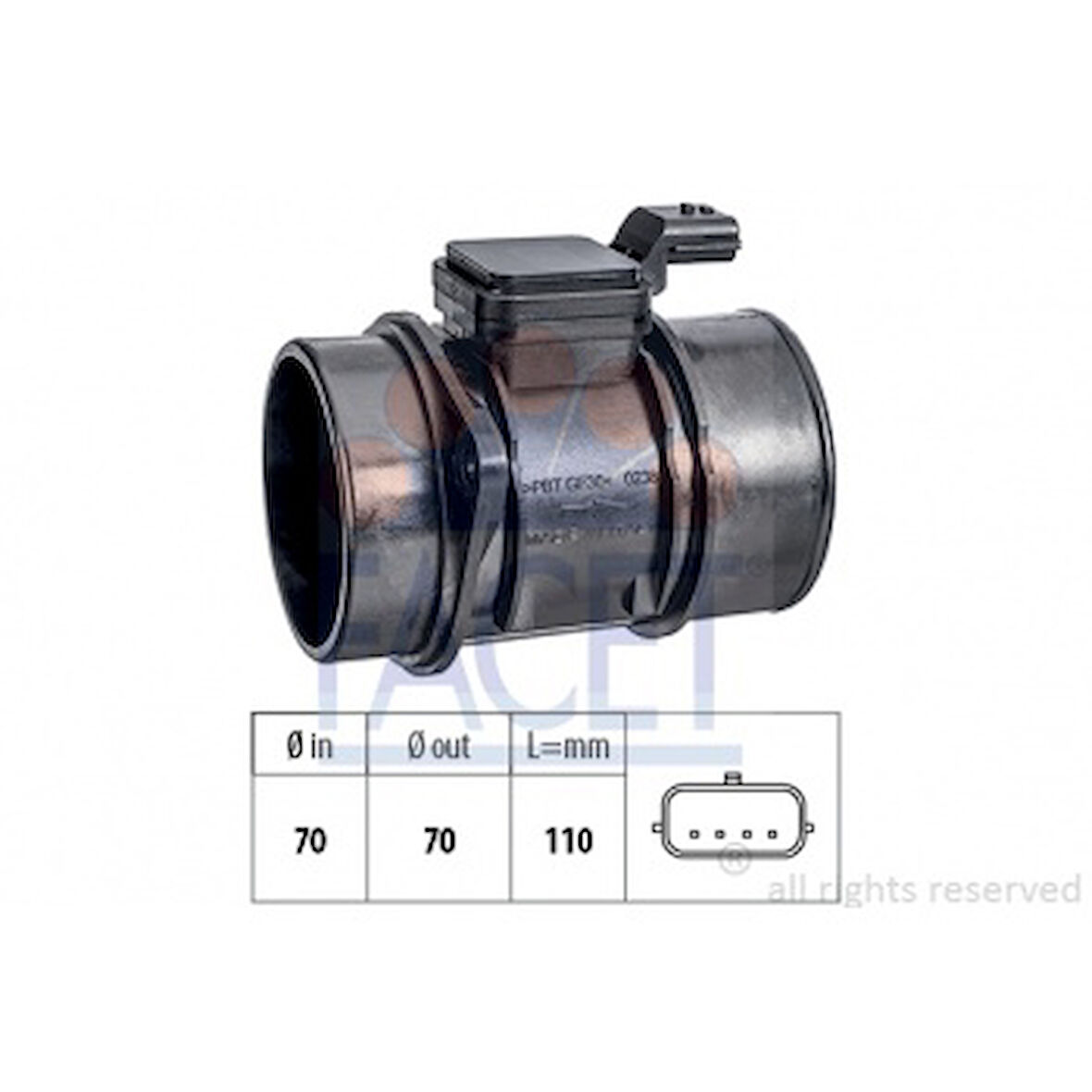 Renault Hava Akısmetresi (debimetresi) Megane III-Fluence - Facet 10.1448