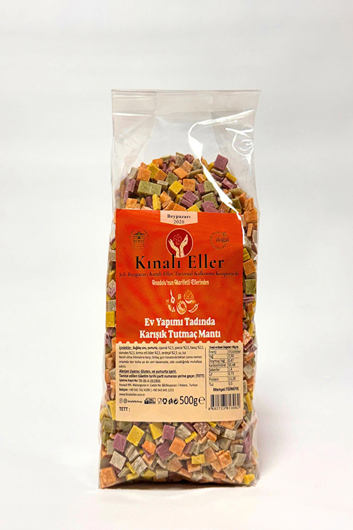 Kınalı Eller Kadın Kooperatifi Beypazarı Karışık Tutmaç Mantı 500gr.