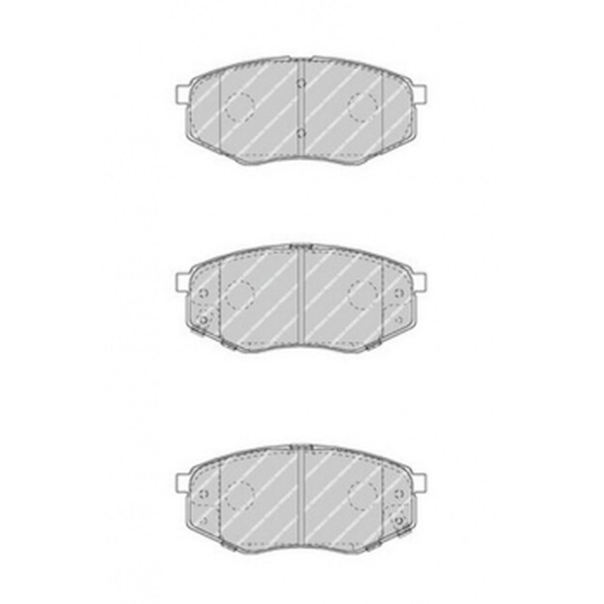 Hyundaı Fren Balatası On Hyundaı İx20 10-> Soul II 14-> - Braxıs Ab0619