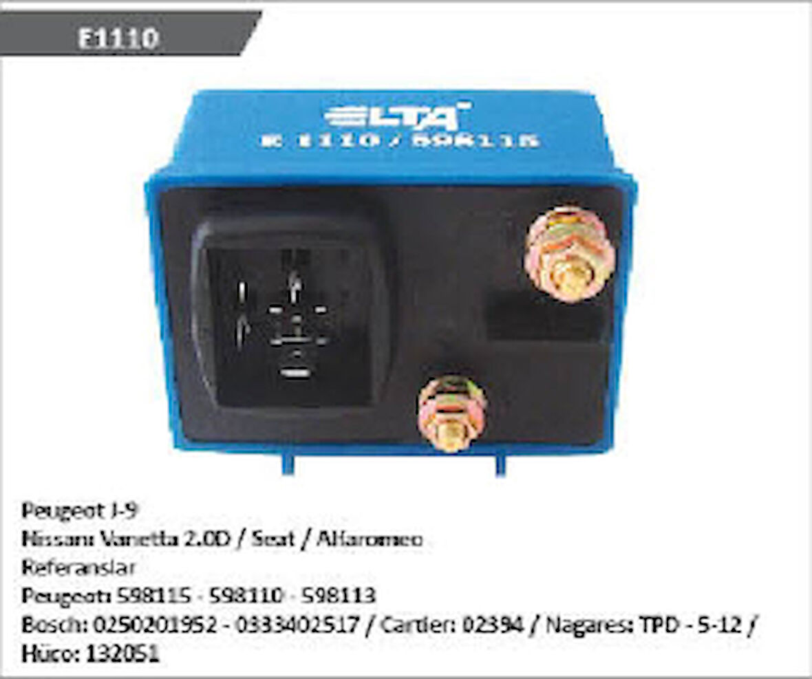 Unıversal Kizdirma Rolesi-12v Peu.j9 - Elta-E1110