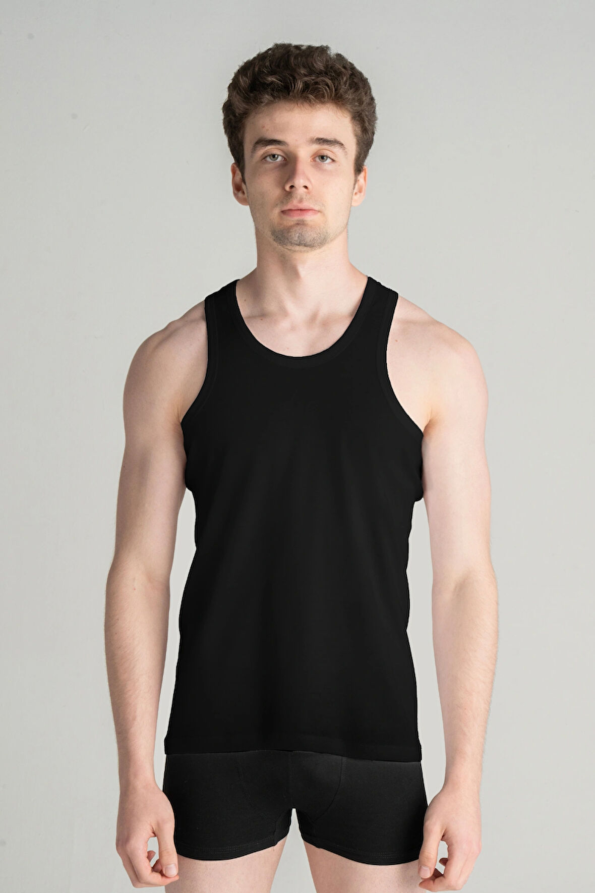 %100 Pamuklu Sporcu Erkek Atlet