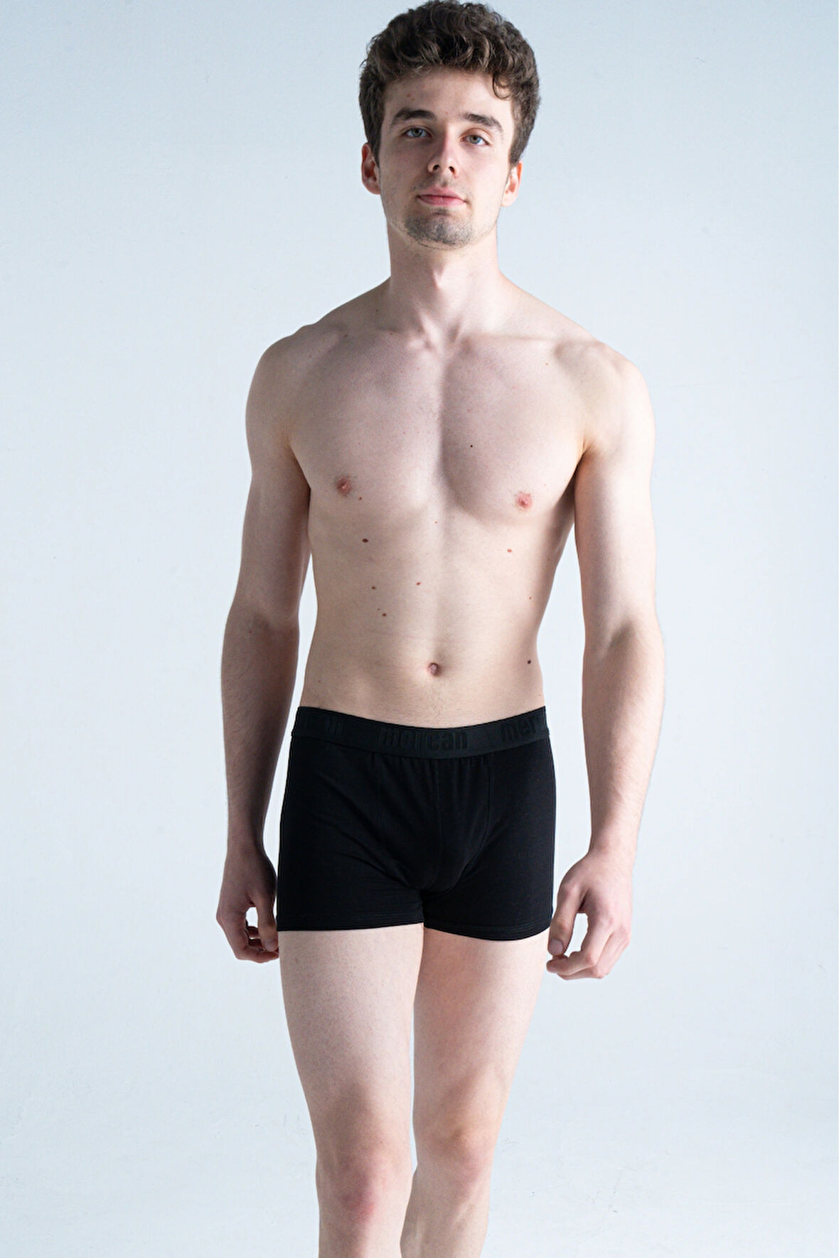 Ultra Rahat Siyah Pamuklu Erkek Boxer Organic