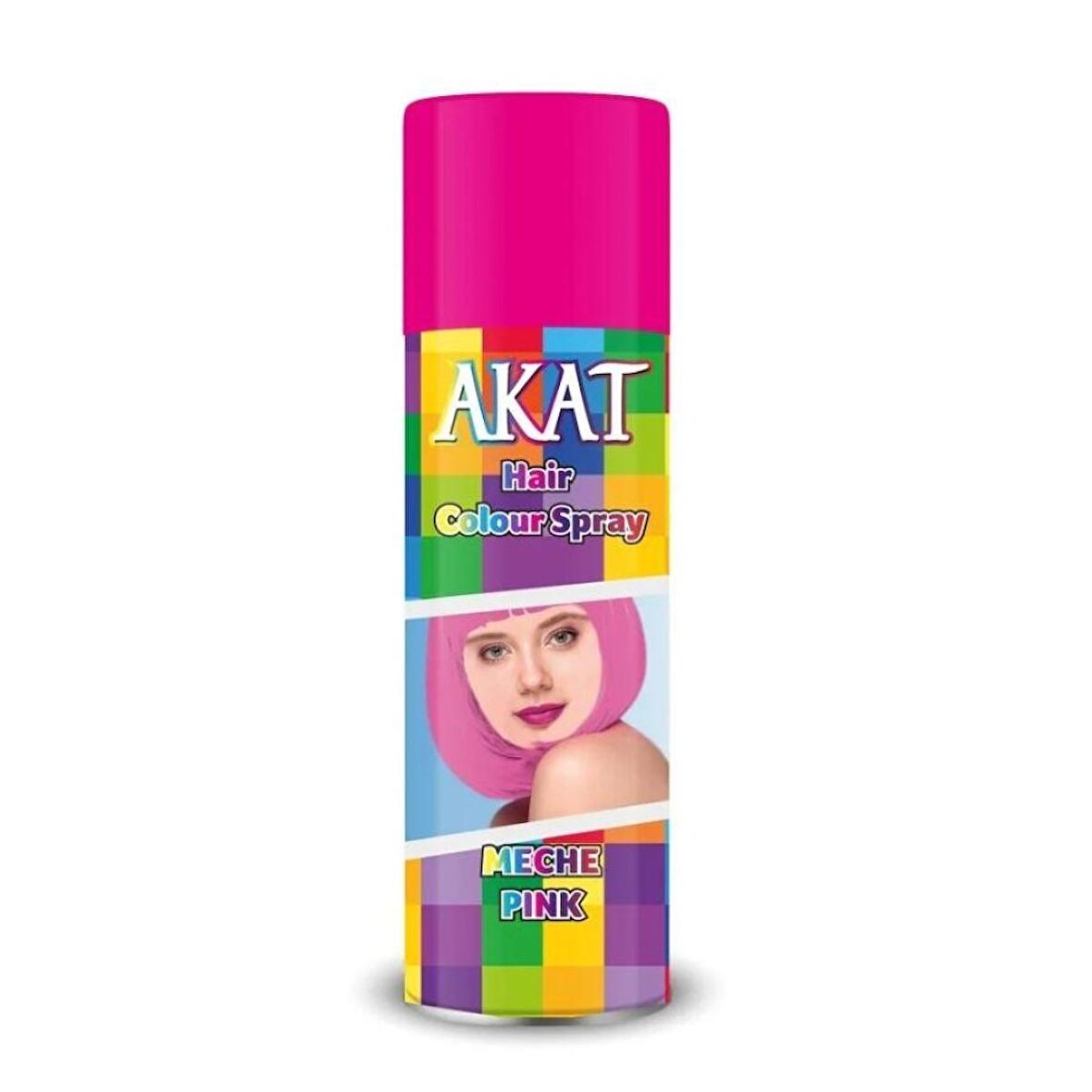 Akat Gardi Renkli Saç Spreyi Pink-Pembe 96 gr