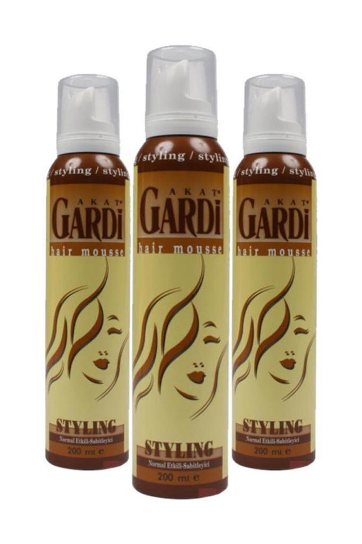 Akat Gardi Saç Köpüğü - Styling 200 ml X3 ADET