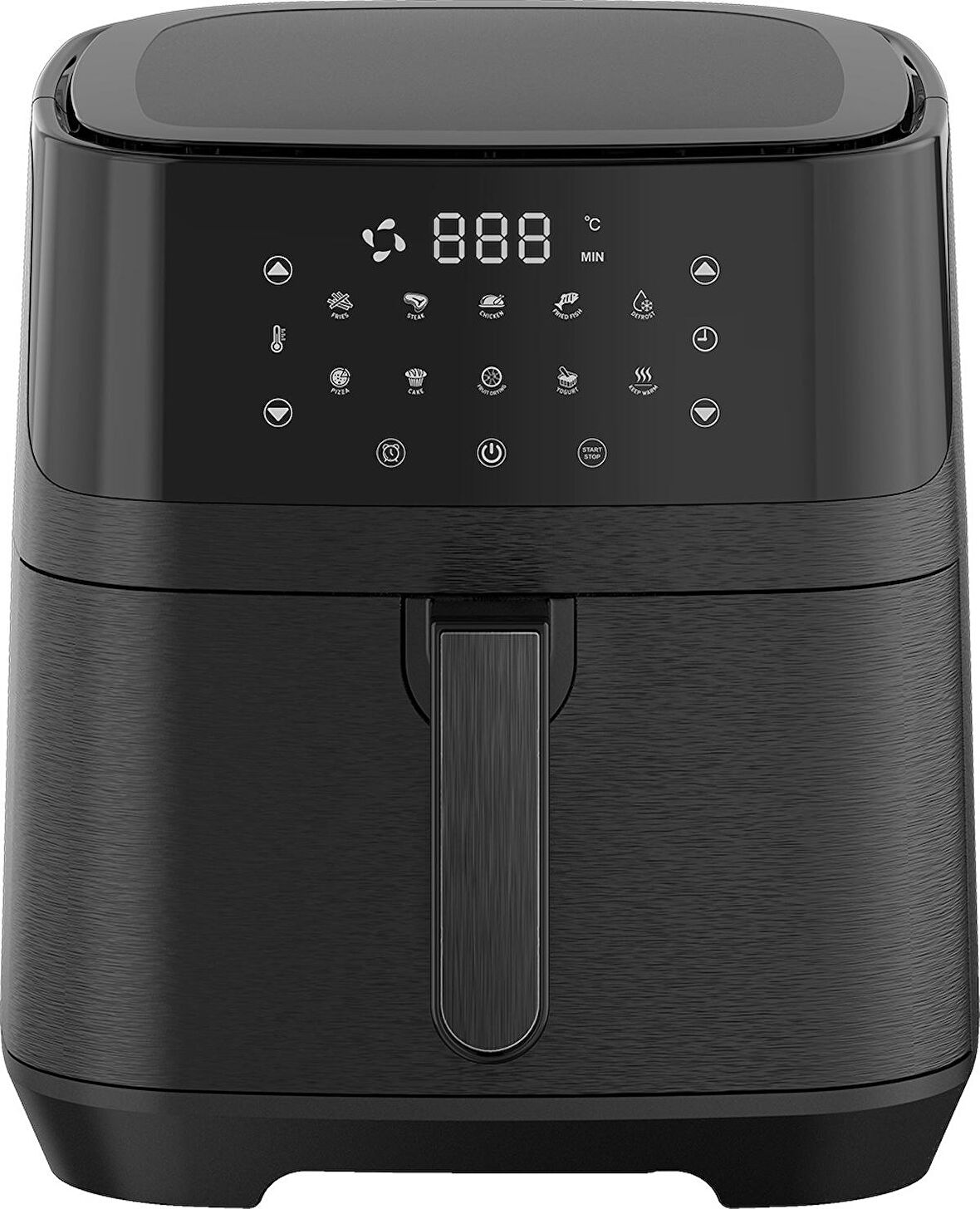 Upany XXL 6.5 lt Yağsız Airfryer Siyah