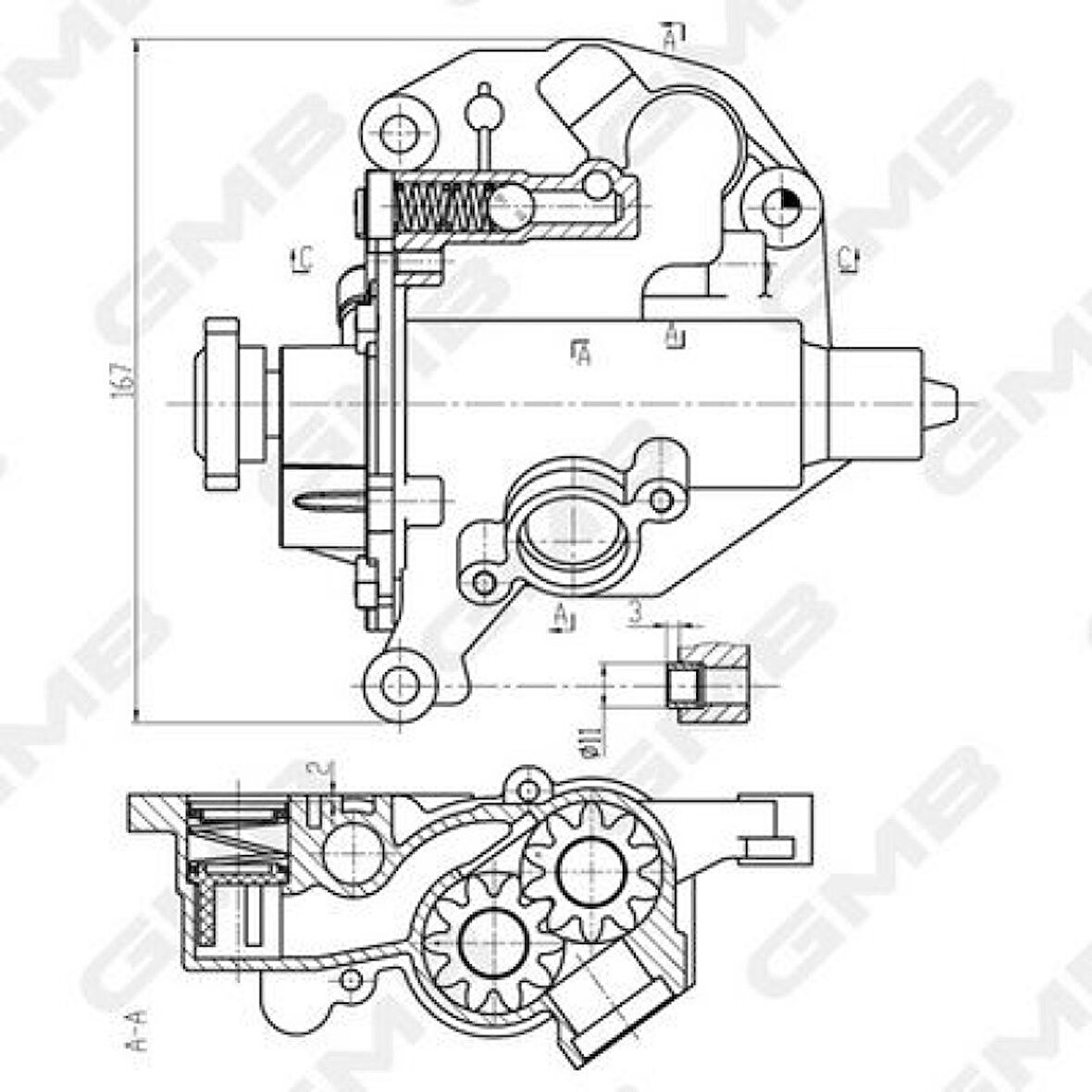 Vw Yag Pompası - Yag Pompası - Gmb Goas-77a