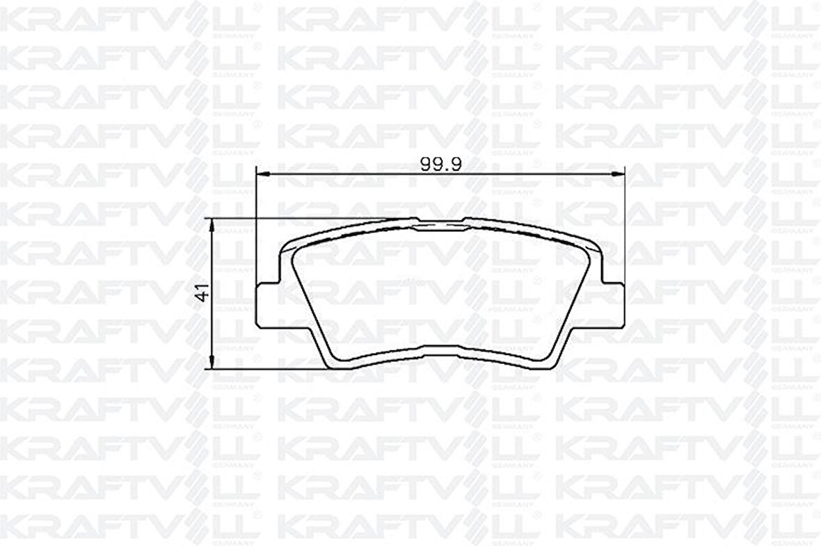 Hyundaı Arka Fren Balatası Hyundaı Accent Blue 11-> Elantra 11-> İ40 11-> İ30 11-> Optıma 11-15 Rio 11-> Cee - Kraftvoll 07010089