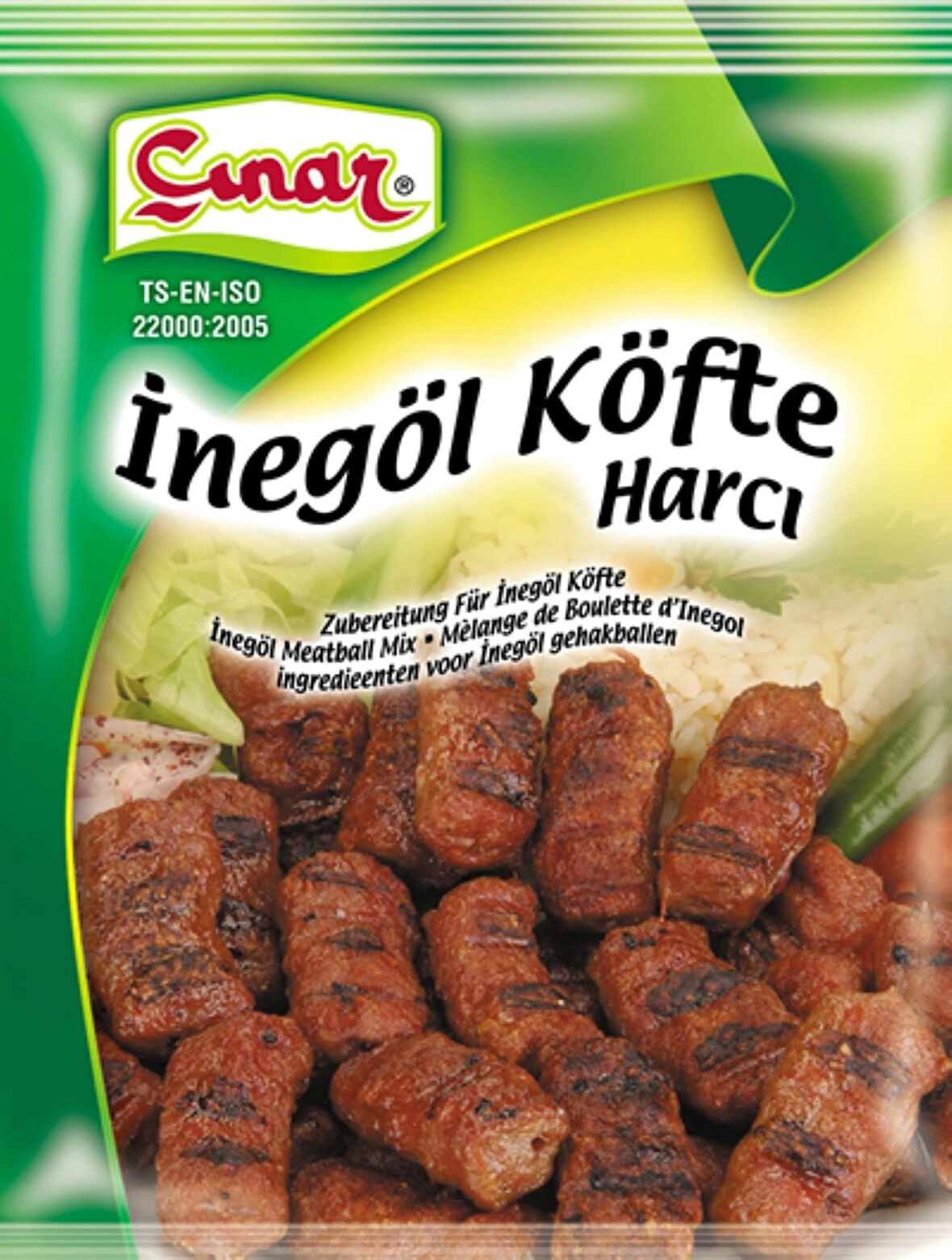 ÇINAR İNEGÖL KÖFTE HARCI 90GRx2 PAKET 