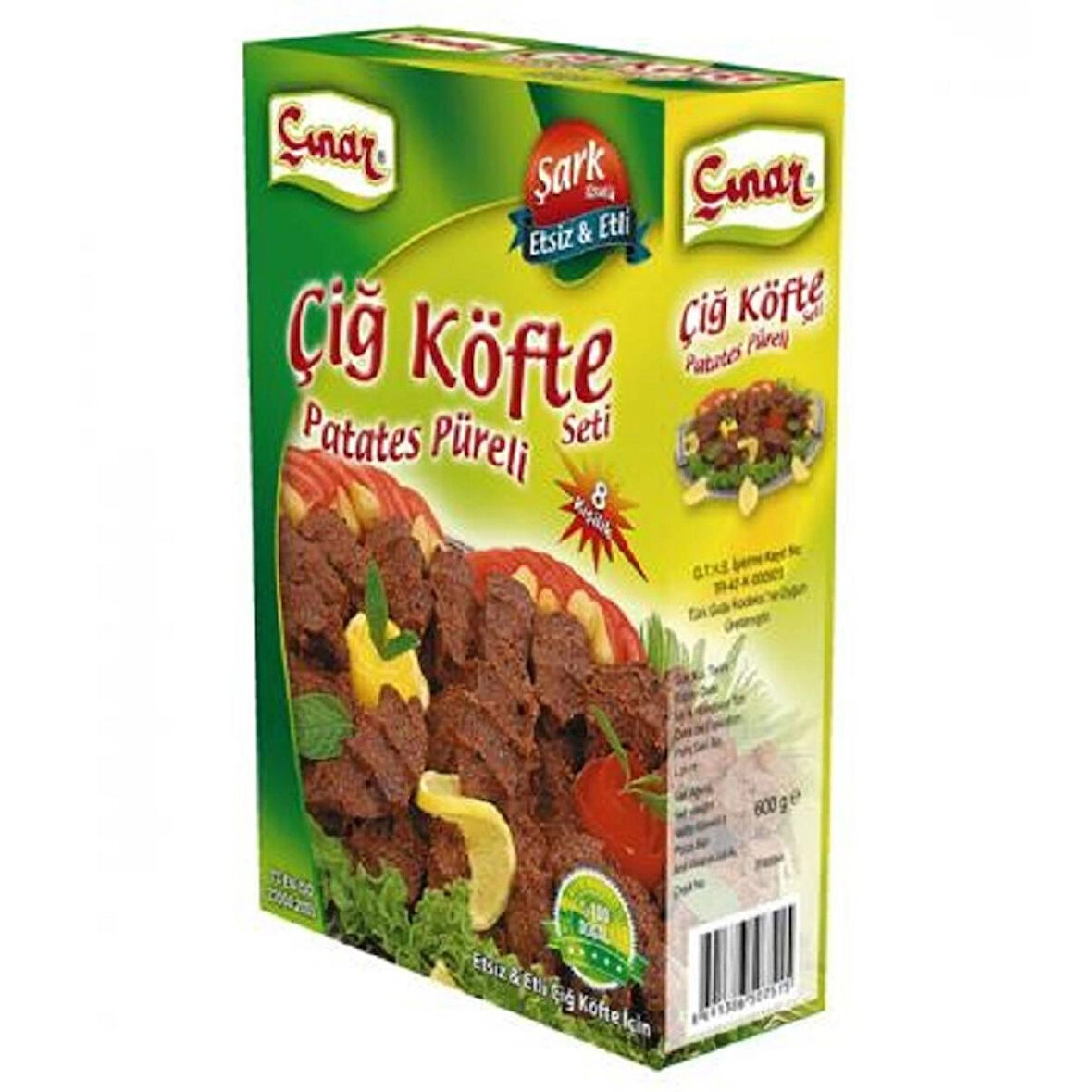 ÇINAR ŞARK USULÜ ÇİĞ KÖFTE SETİ 600 GR