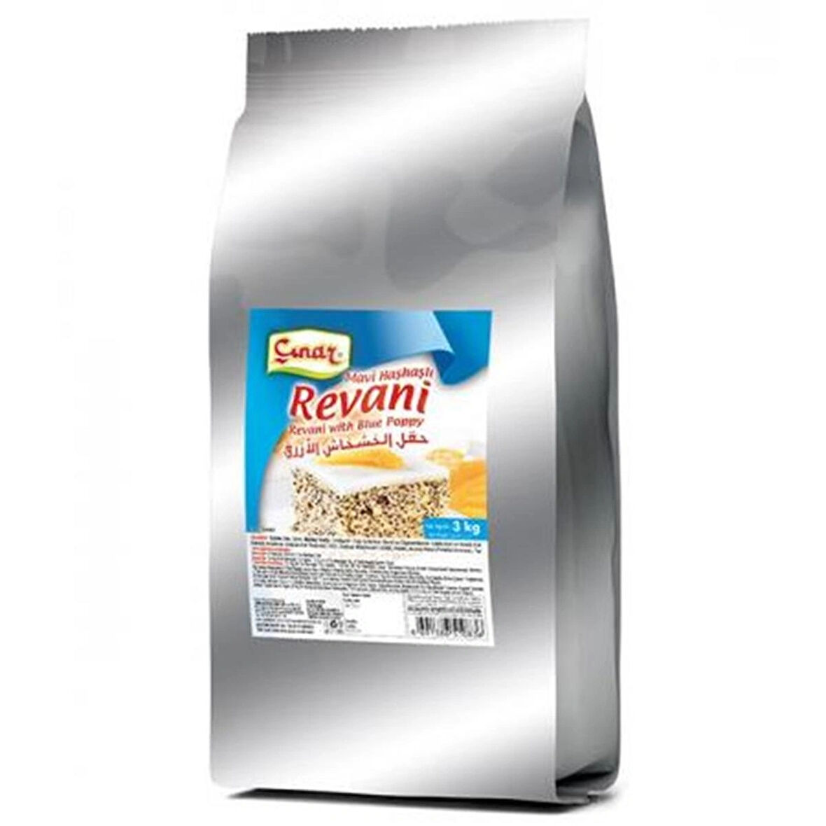 Çınar Mavi Haşhaşlı Revani Un Mix 5 x 3 Kg