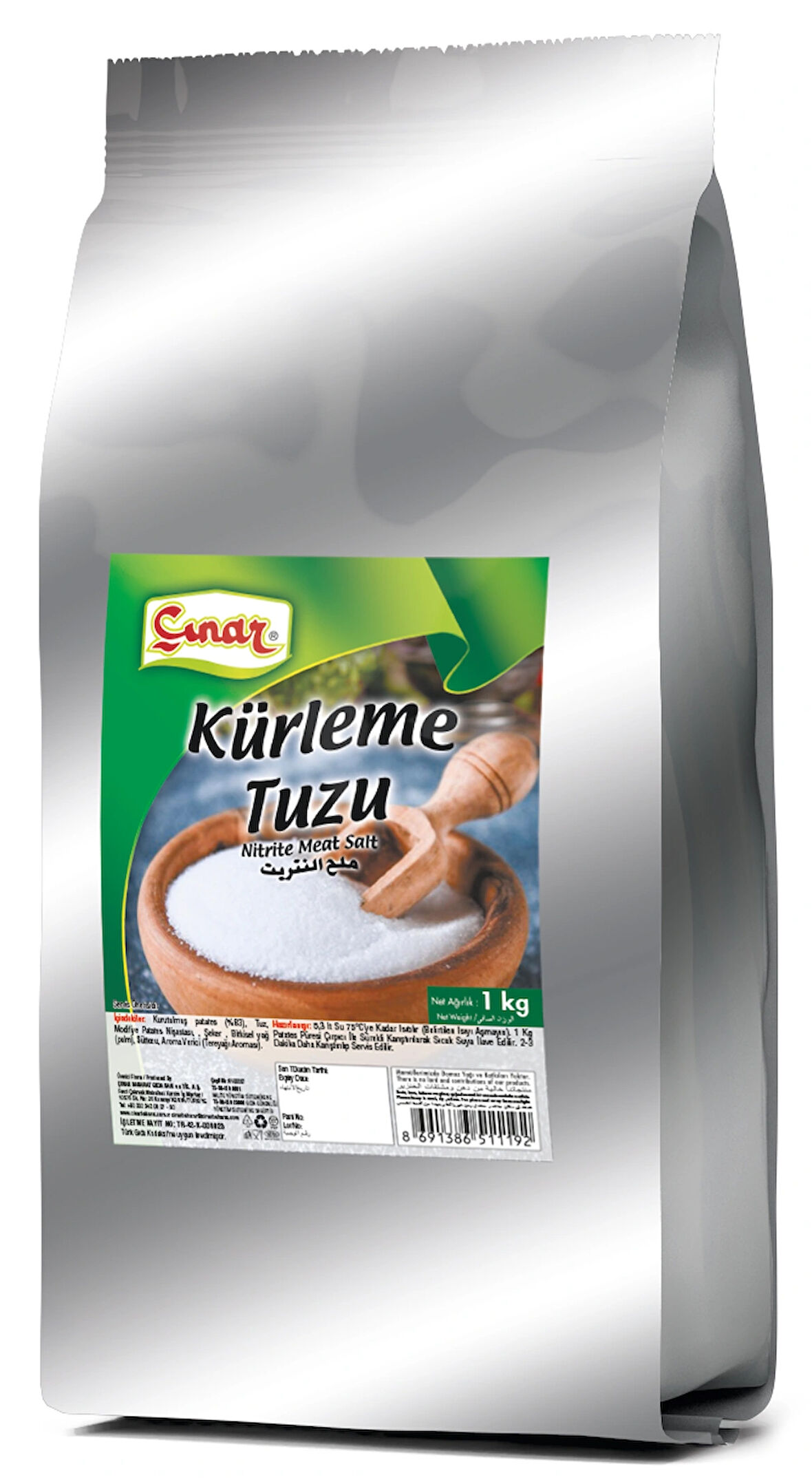 ÇINAR KÜRLEME TUZU 2 KG x 10 ADET