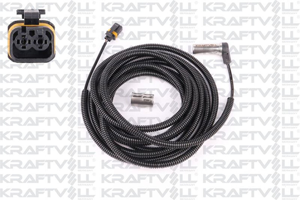 Man Truck Abs Sensörü Ön Sol Kampana Tip ( 3900 MM )b Tipi Siyah Fis( Spiral Korumalı ) Man Tga 00> Tgx Tgs 07 - Kraftvoll 05090578