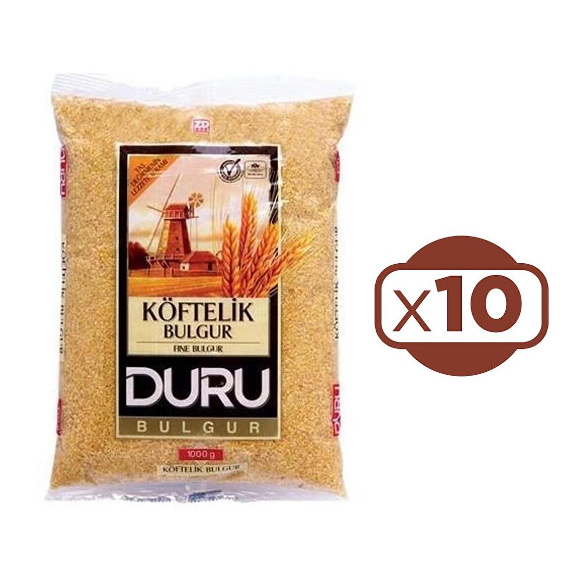 Duru Köftelik Bulgur 1 kg x 10 Adet