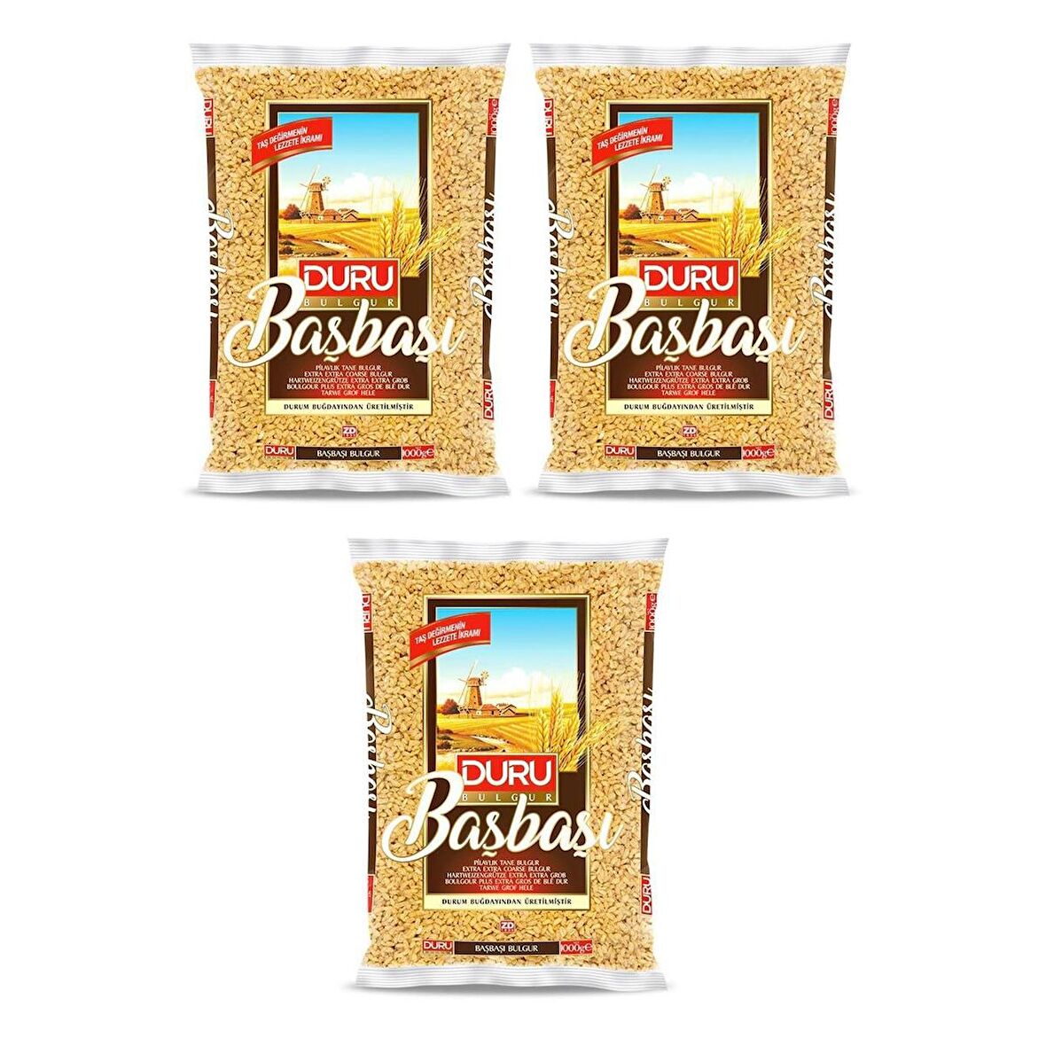 Duru Başbaşı Bulgur 1 kg x 3 Adet