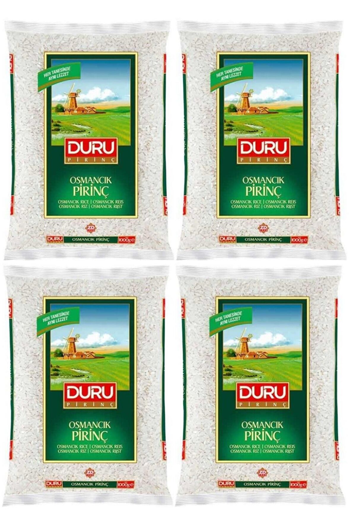 Duru Osmancık Pirinç 1 Kg X 4 Adet