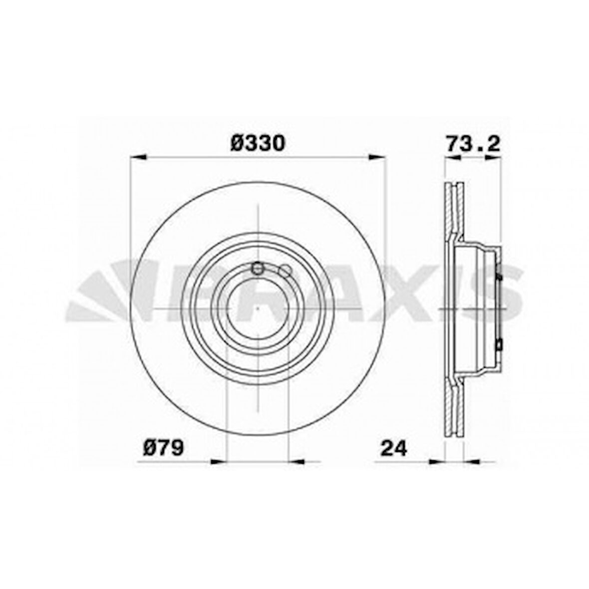 Bmw Fren Diski On Bmw F30 F32 F34 F36 F22 - Braxıs Ae0708