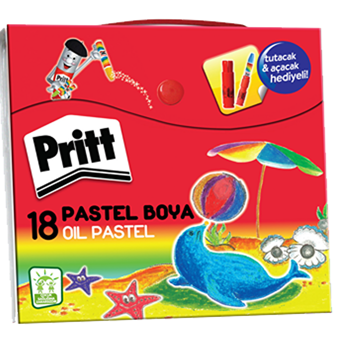 Pritt Pastel Boya Çantalı 18 Renk