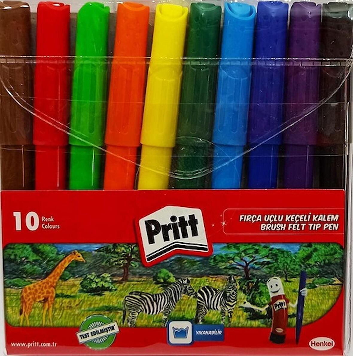 PRITT KEÇELİ KALEM FIRÇA UÇLU 10 LU 2636377 12 Adet