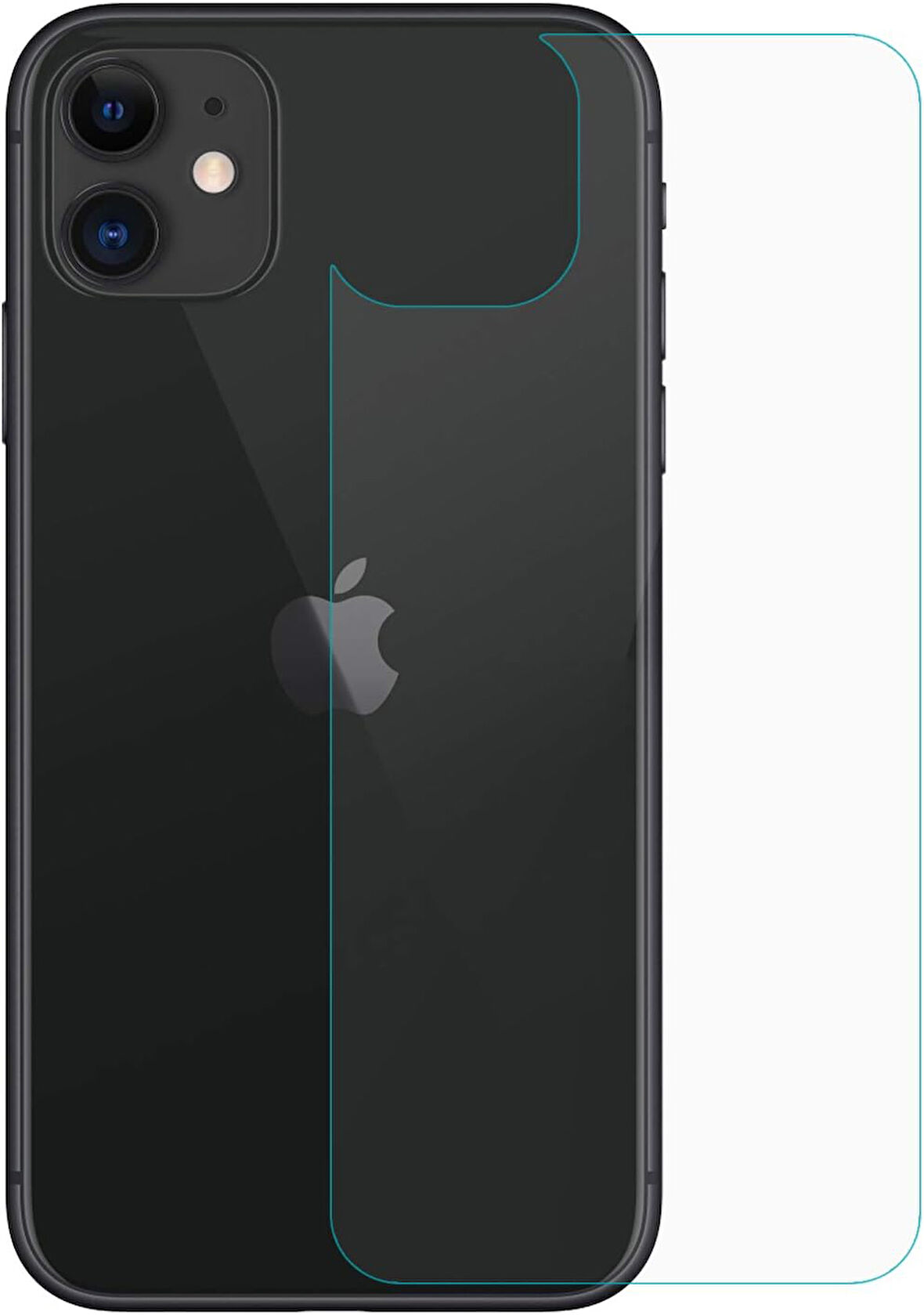 Menashop MetraShop iPhone 11 (6.1'') Arka Nano Cam Ekran Koruyucu [iPhone 11 ile Uyumlu Ekran Koruyucu - Şeffaf]