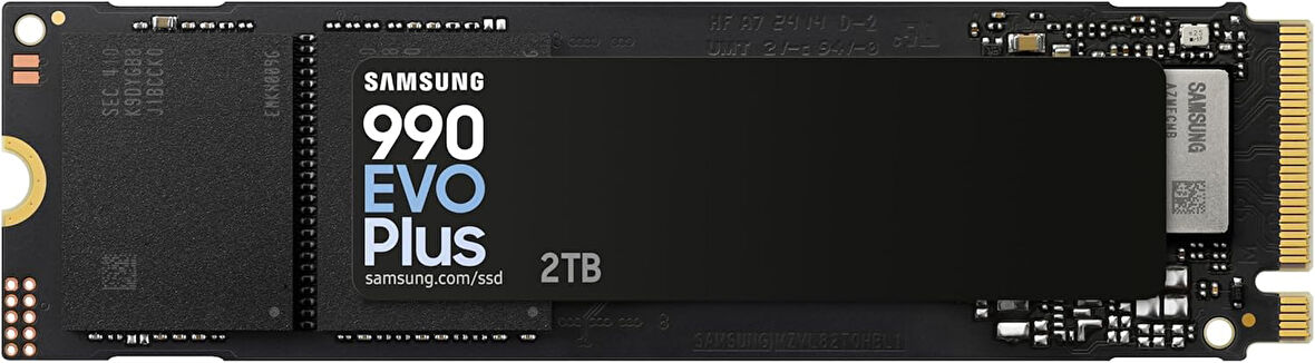 Menashop MetraShop 990 EVO Plus NVMe M.2 SSD 2 TB, PCIe 4.0 x4 / PCIe 5.0 x2, NVMe 2.0 (2280), 7.250 MB/s okuma, 6.300 MB/s yazma, oyun ve grafik düzenleme için dahili SSD MZ-V9S2T0BW