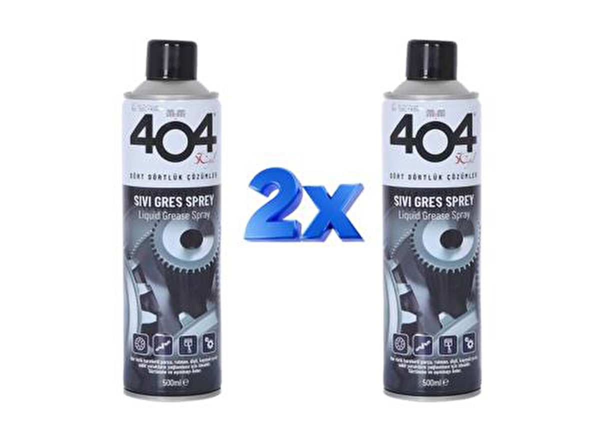 404 Sıvı Gres 500 ml. 2 ADET