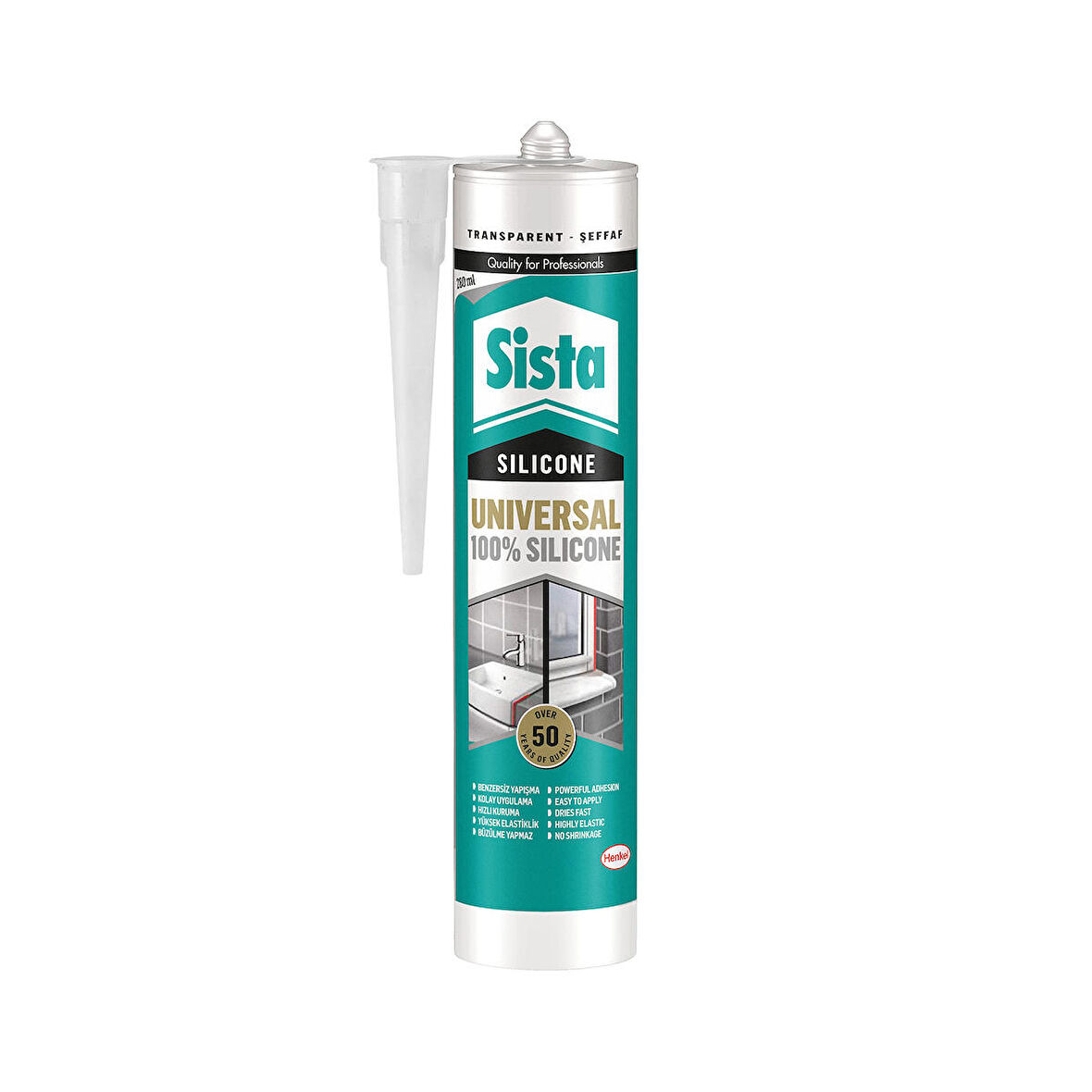 Henkel Şeffaf Silikon Sista 280 Ml